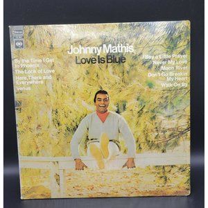 Johnny Mathis Love Is Blue Vinyl Record Tested